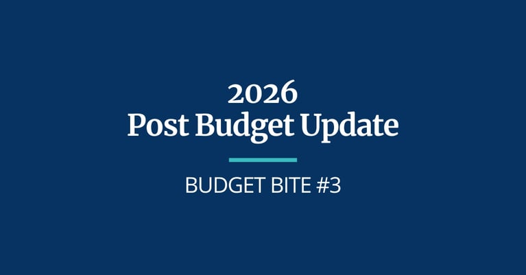 2026/27 Federal Budget - what didn't change: super and SMSF implications