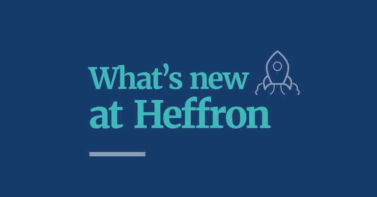 What's new at Heffron