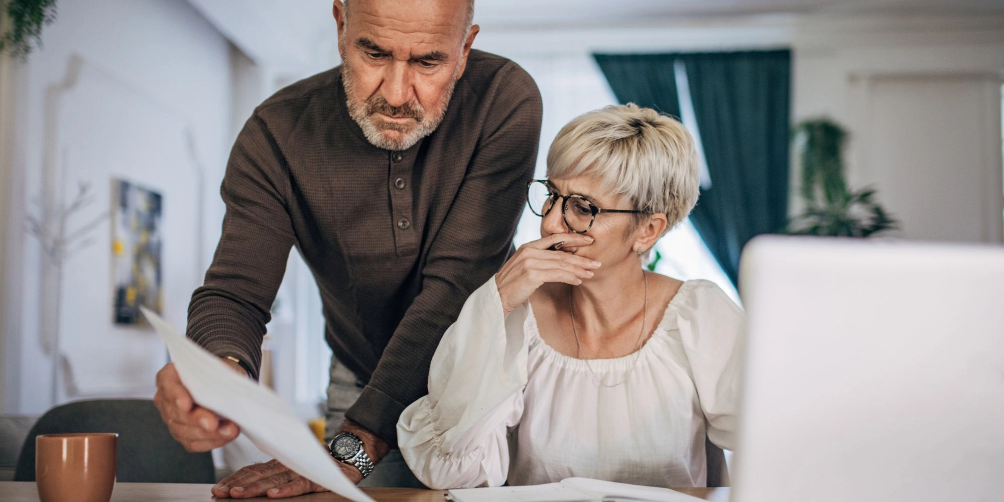 Couple reviewing the draft legislation